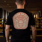 PRiDEorDiE dropping bombs T-Shirt -black
